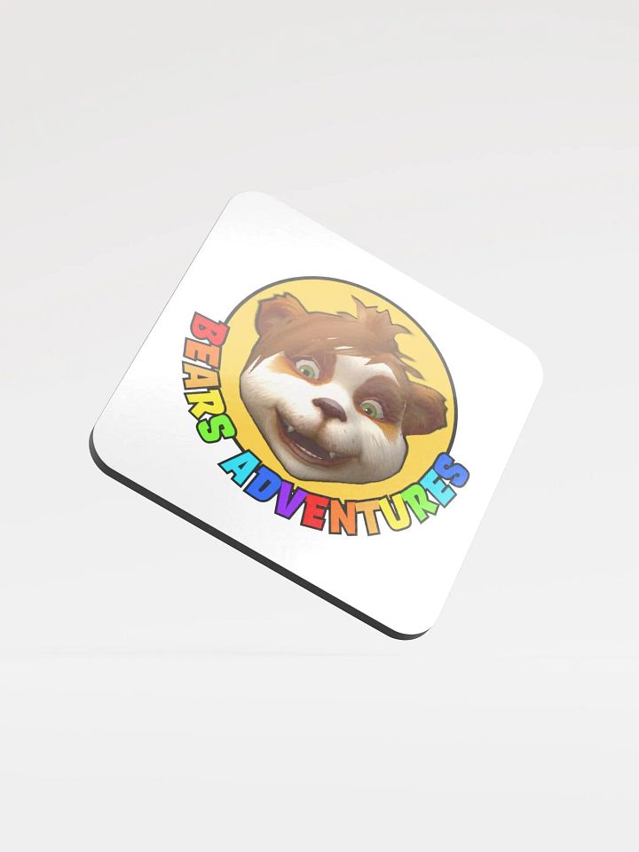 Bears Adventures Glossed Cork Coaster product image (1)