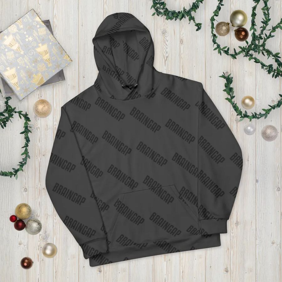 Braingap Unisex Dark Hoodie product image (10)