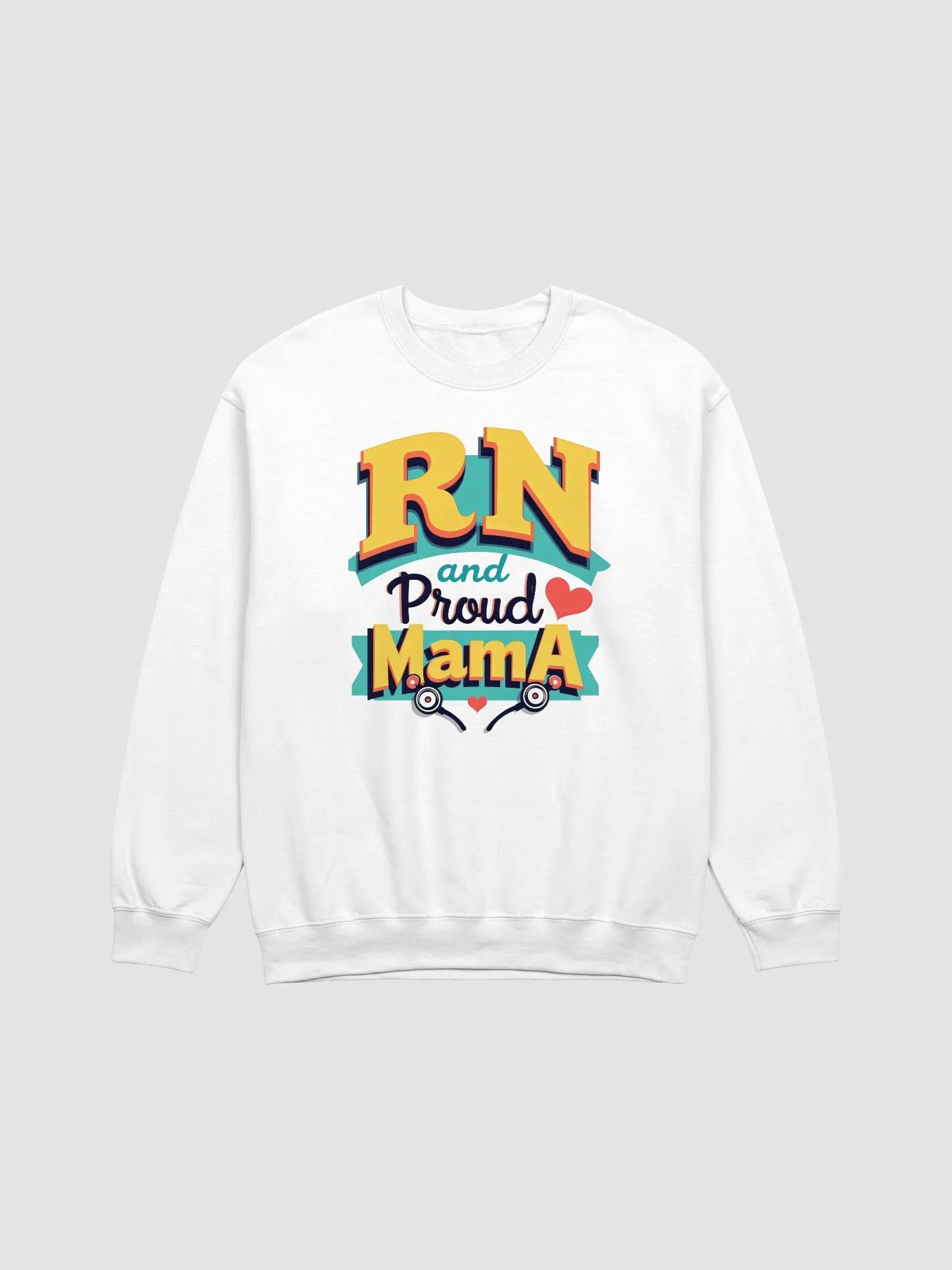 Proud Mama RN Crewneck Sweatshirt product image (7)