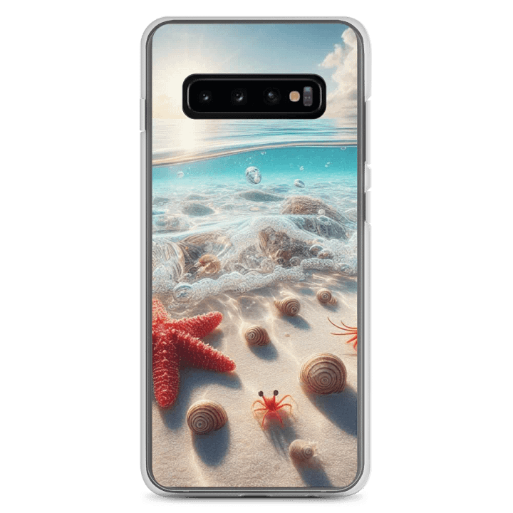 Sunset Seashells Samsung® Case | AI Design beautiful underwater life product image (2)