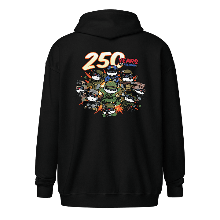 250 Years Of Freedom Zipper Hoodie product image (7)