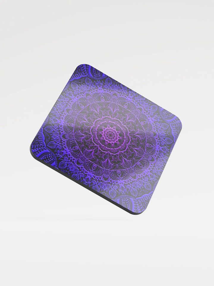 Mandala Magic Glossed Cork Coaster product image (1)