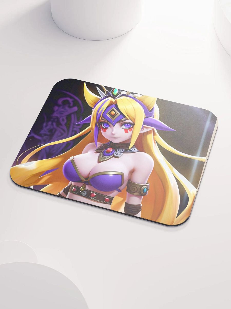 Mystical Blonde Horned Mouse Pad product image (3)