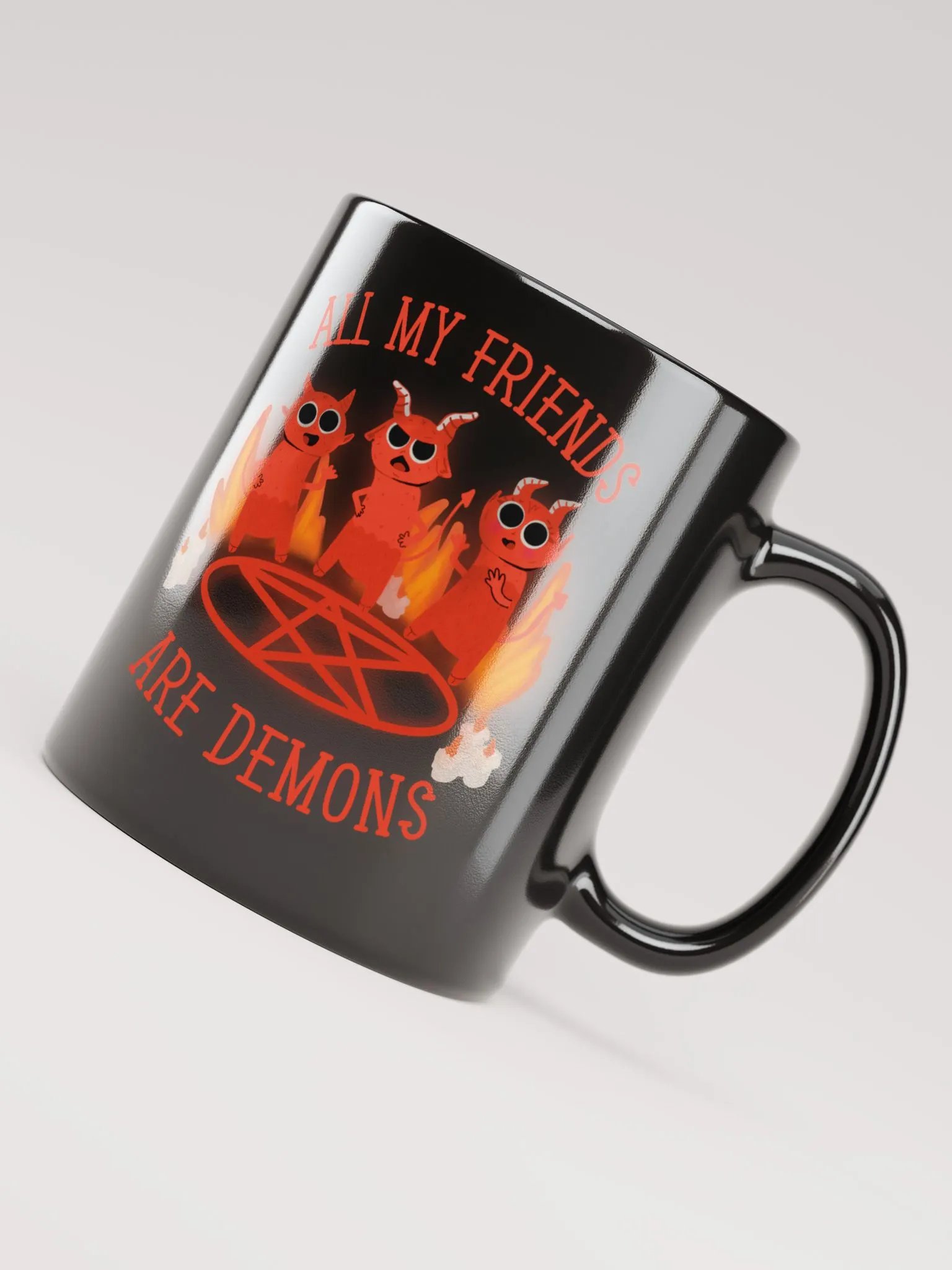 all my friends are demons mug product image (4)