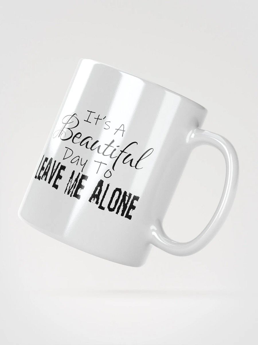 Leave Me Alone (Gloss White Mug) product image (2)