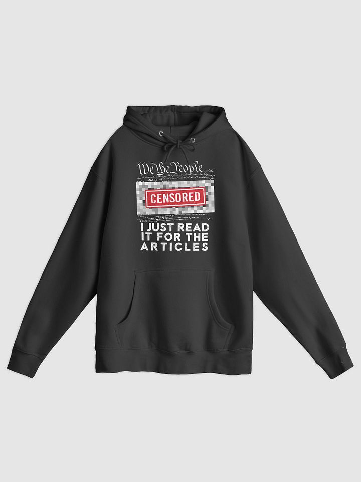 I Just Read it for the Articles Premium Hoodie product image (1)