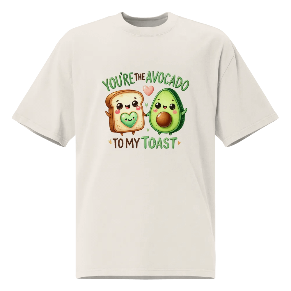 Avocado to My Toast - Word Pun Oversized Tee product image (3)