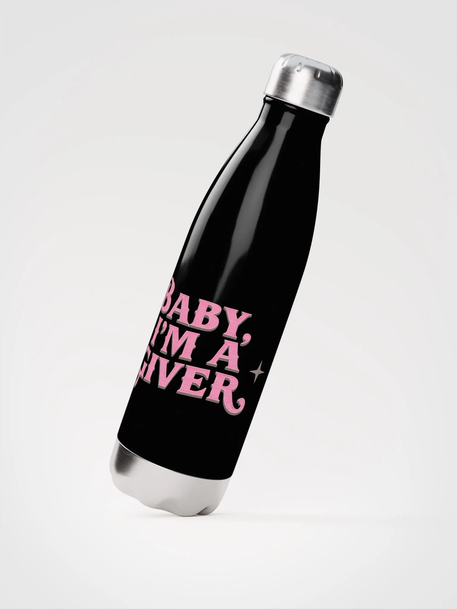 Baby, I’m a Giver Stainless Water Bottle 🌸✨🐎 product image (2)