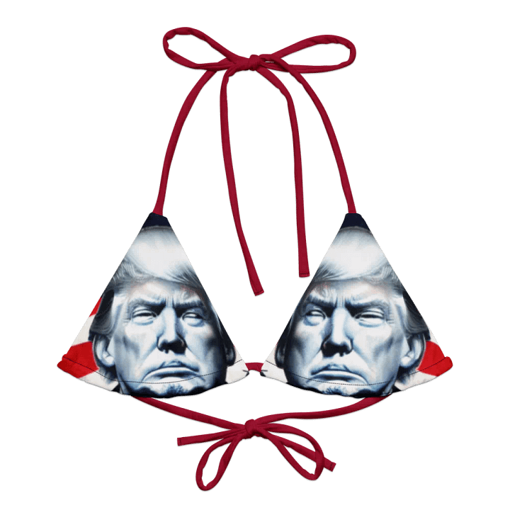 Patriotic Visionary All-Over Bikini Top product image (1)