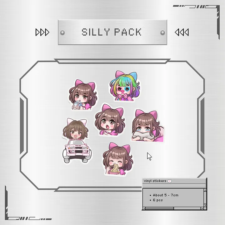 STICKERS - SILLY PACK product image (1)