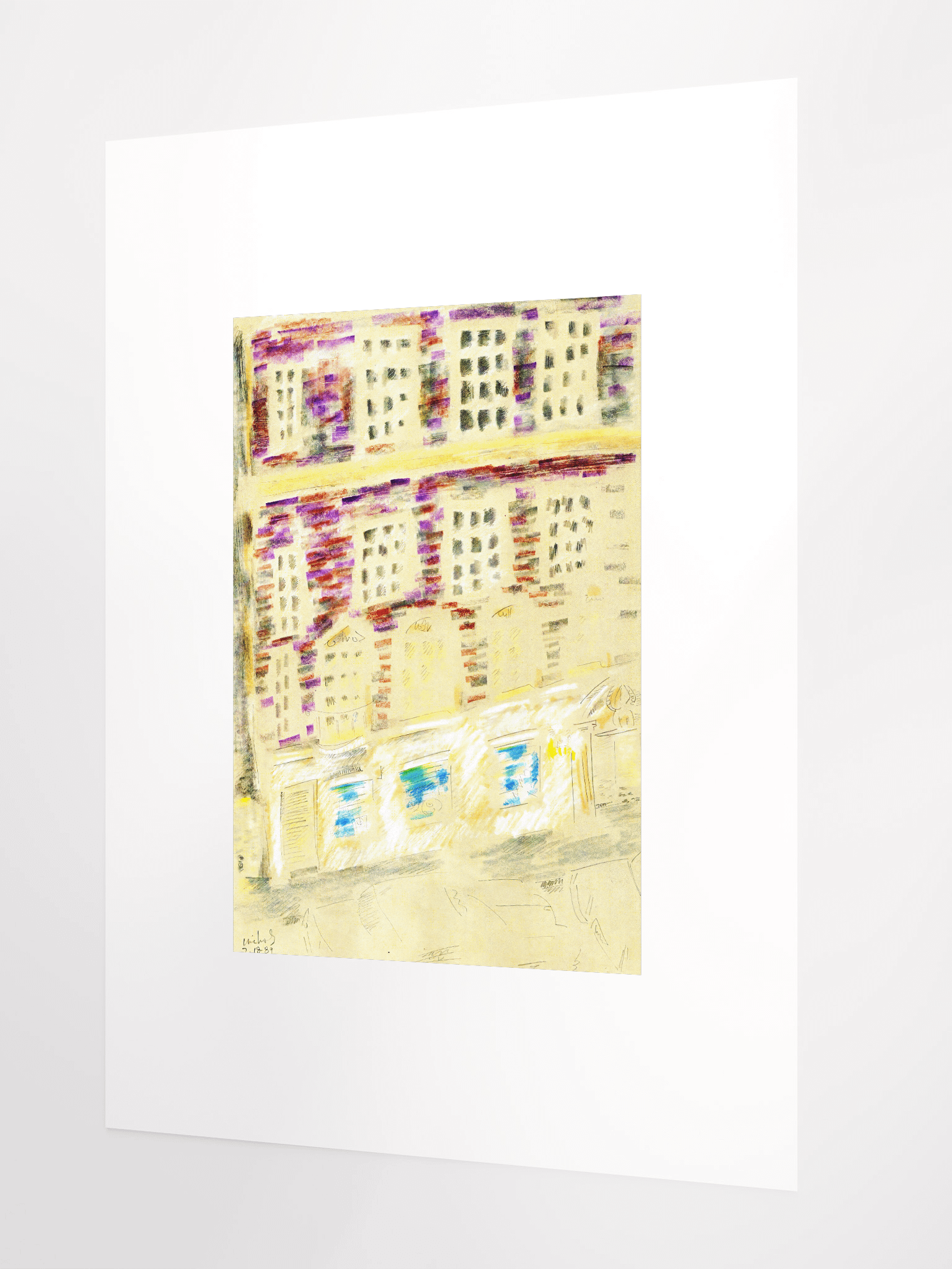 West 55th, Manhattan, NY 07.18.89 print product image (3)
