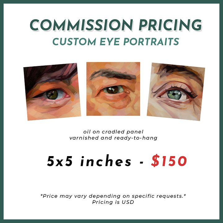 COMMISSION: Custom Eye Portrait product image (2)
