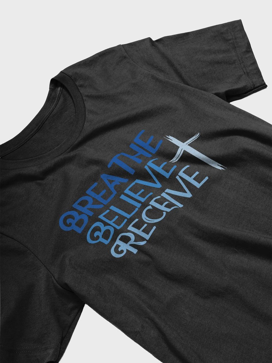 Breathe Believe Receive Bella+Canvas Supersoft T-Shirt, Inspirational Motivational, Self-Affirmation, Positive Vibes, Gift Idea product image (3)