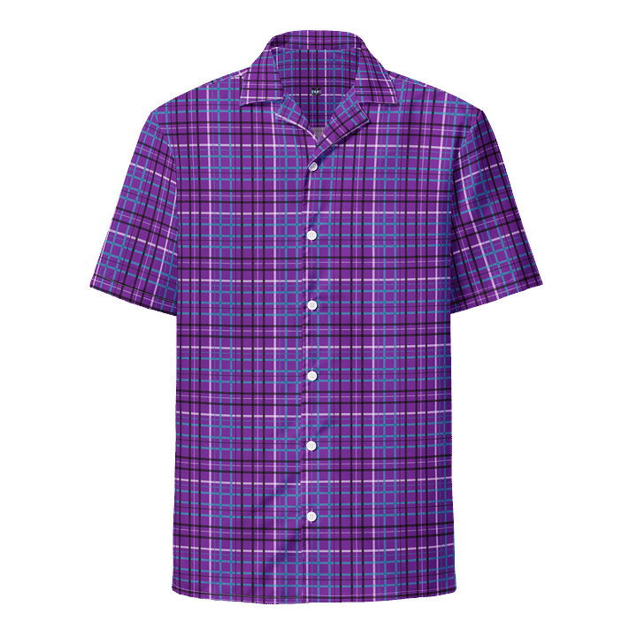 Purple Plaid Button-Up Shirt product image (1)