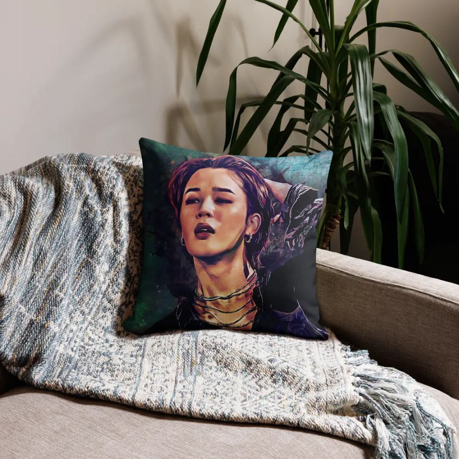 BTS - Jimin: The World's Muse Pillow - Designed by ChimberArt product image (13)