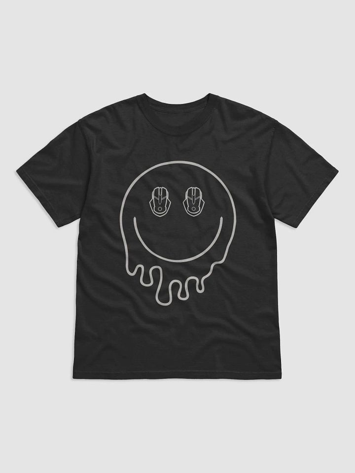 Drip Smiley Face T-Shirt (White) product image (1)