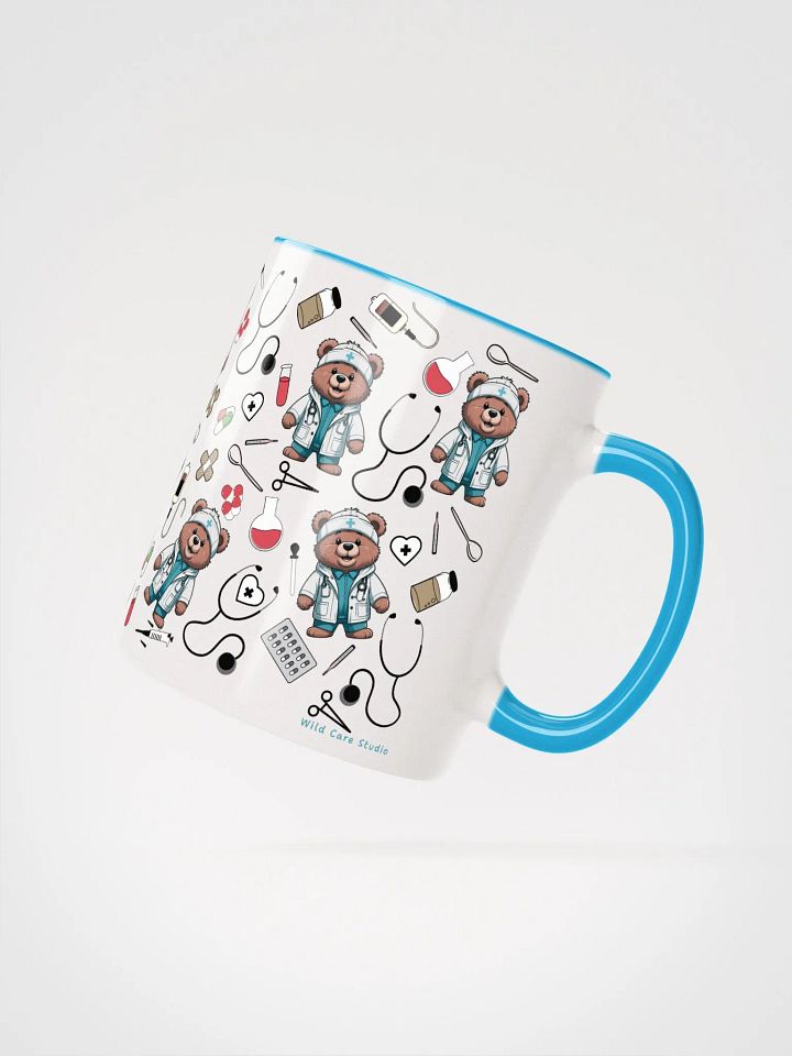 Cute Medical Coat Bear Ceramic Mug product image (7)
