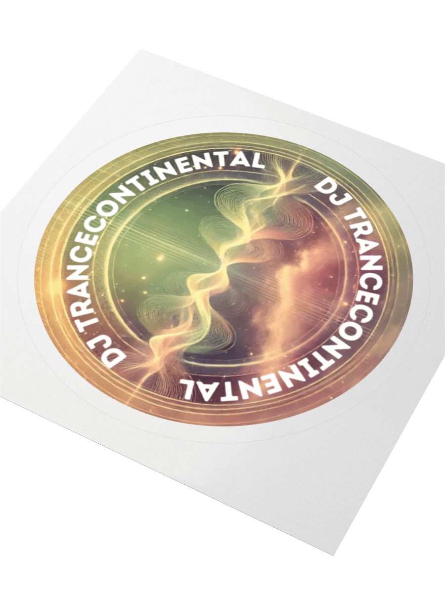 DJ Trancecontinental Logo Sticker product image (3)
