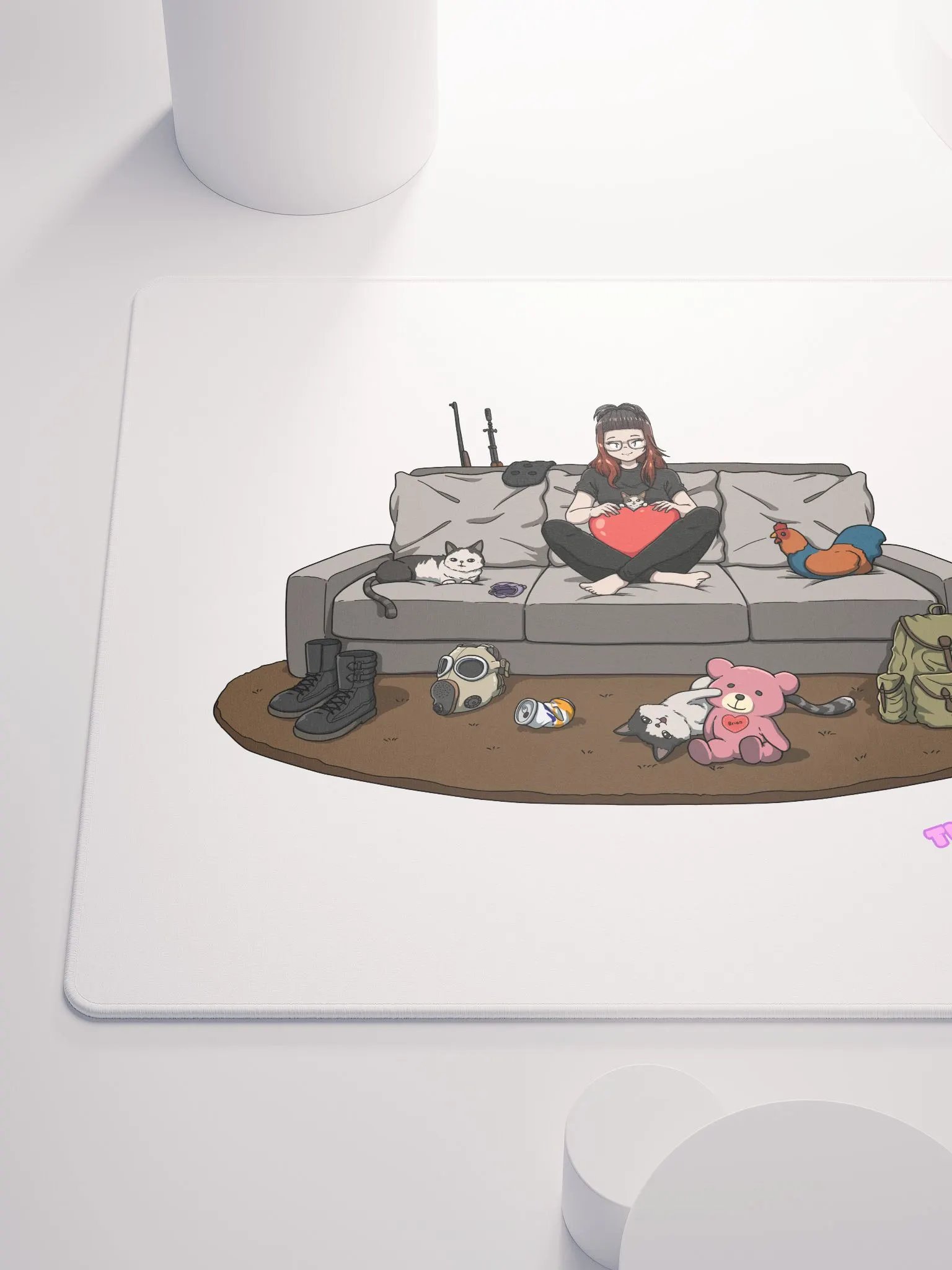 Heart Gaming Mouse Pad product image (10)