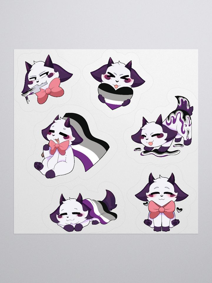 PRIDE/ASexual Sticker sheet product image (1)