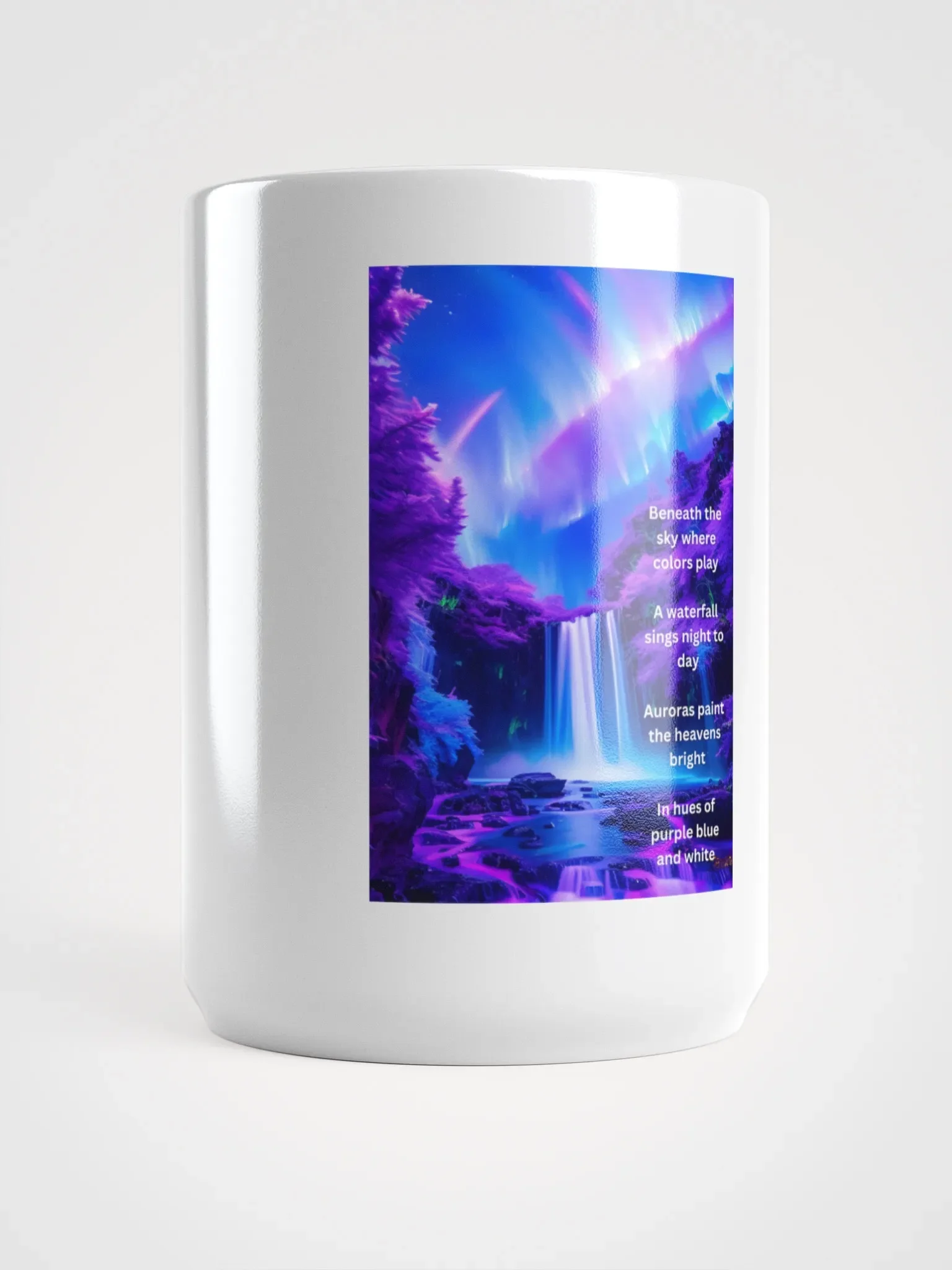 Auroral Waterfall Serenade Mug product image (5)