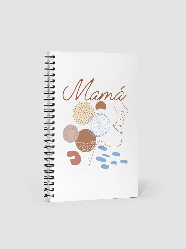 Mamá Boho Mothers Day Design Spots White Notebook product image (1)