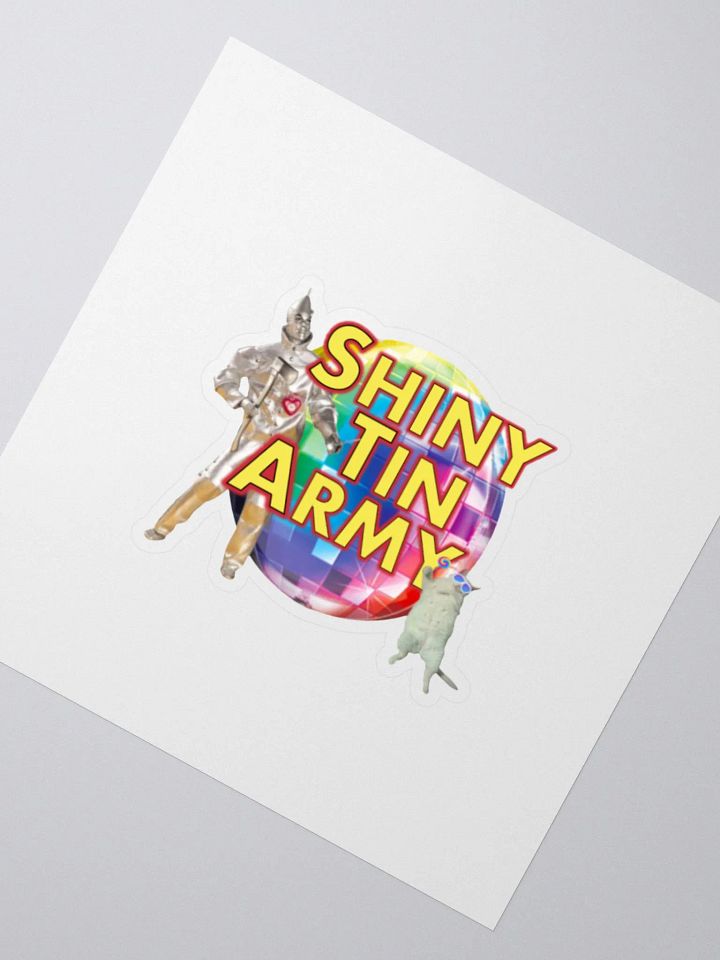 Shiny Tin Army Sticker product image (4)