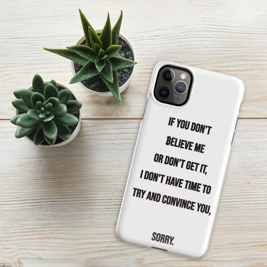 SATOSHI Quote - iPhone Snap Case product image (52)
