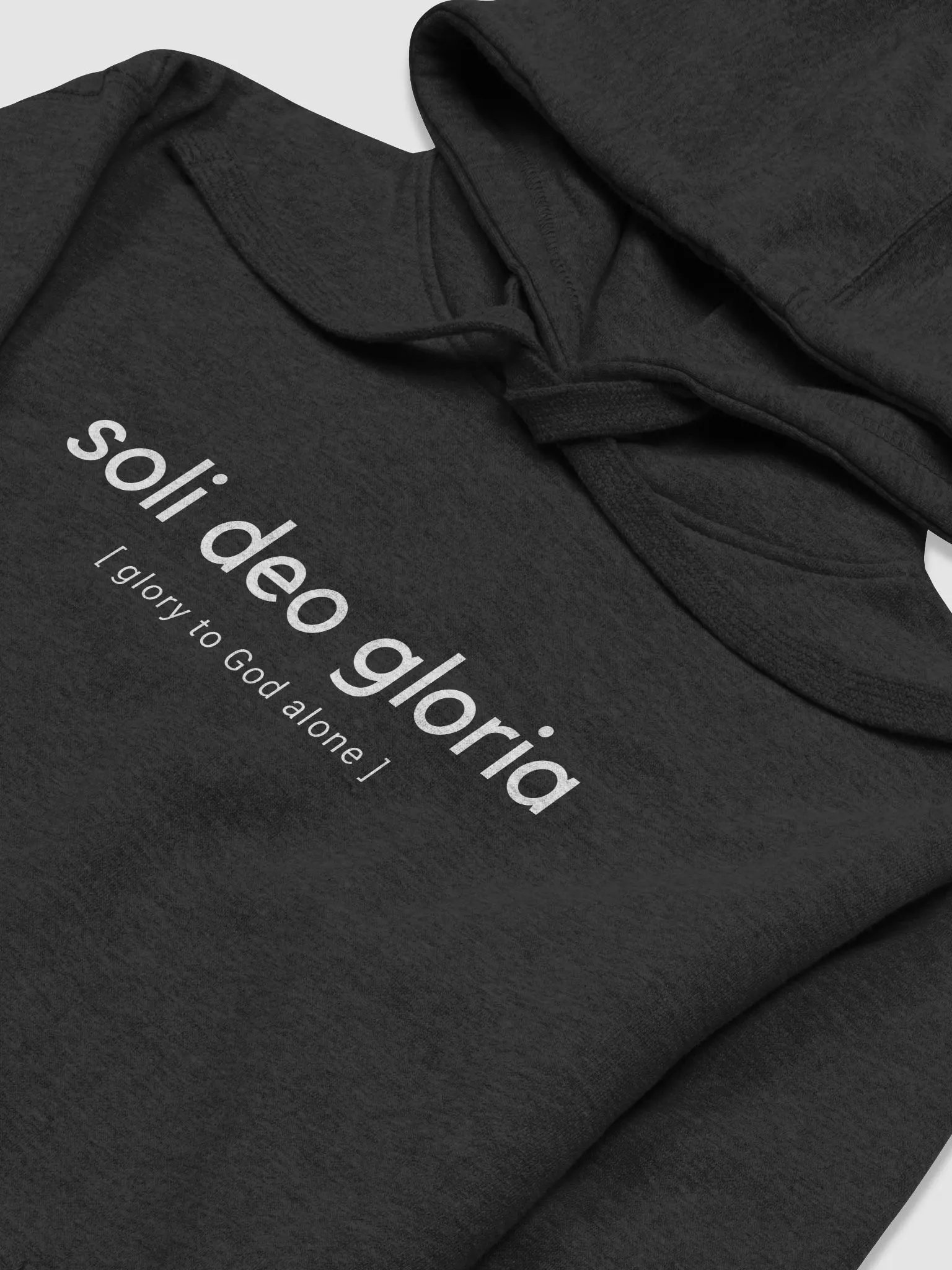 Glory to God Alone - Men's Hoodie (Many Colors) product image (3)