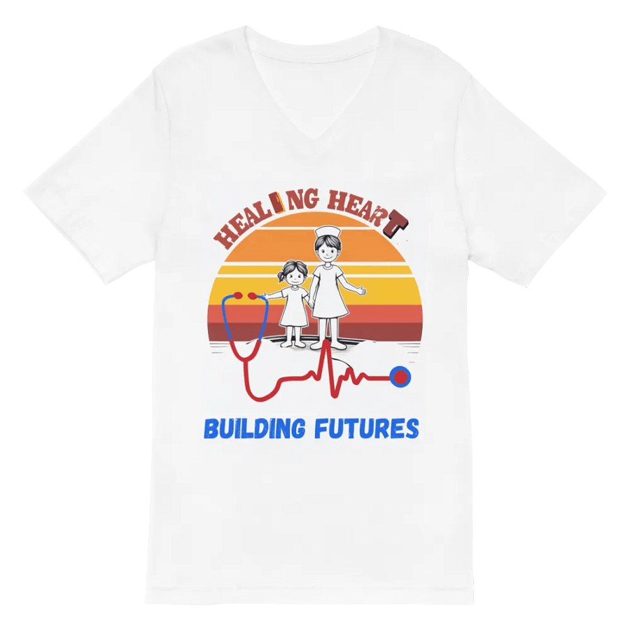Healing Heart V-Neck Tee product image (6)