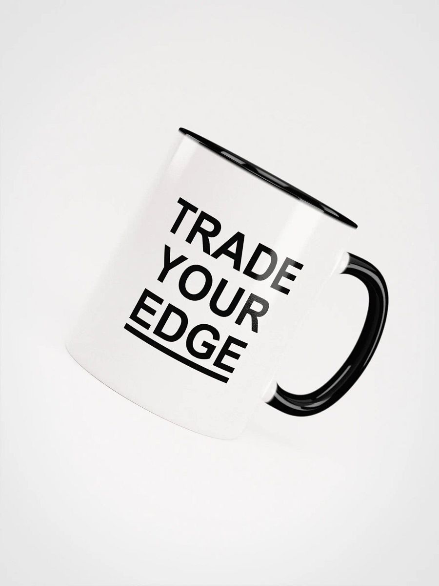 Coffee Mug (TRADE YOUR EDGE, Black & White) product image (4)