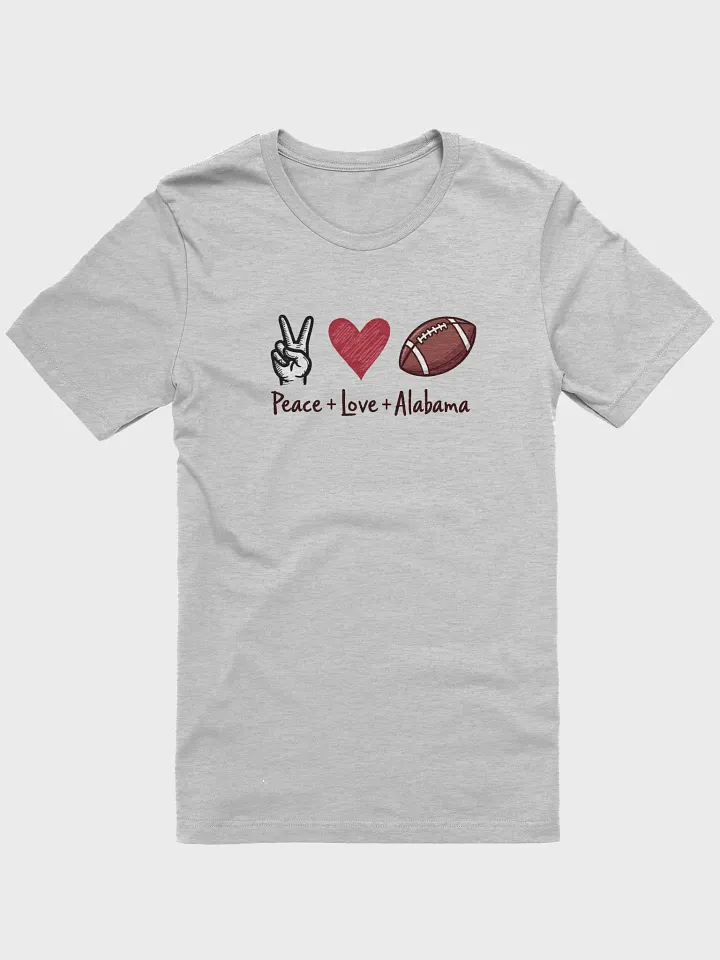Peace, Love, Alabama Iconic T-Shirt product image (1)