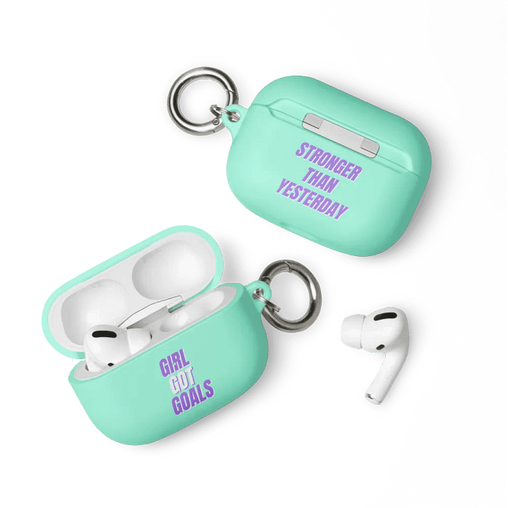 Stronger than Yesterday Airpods Case product image (1)