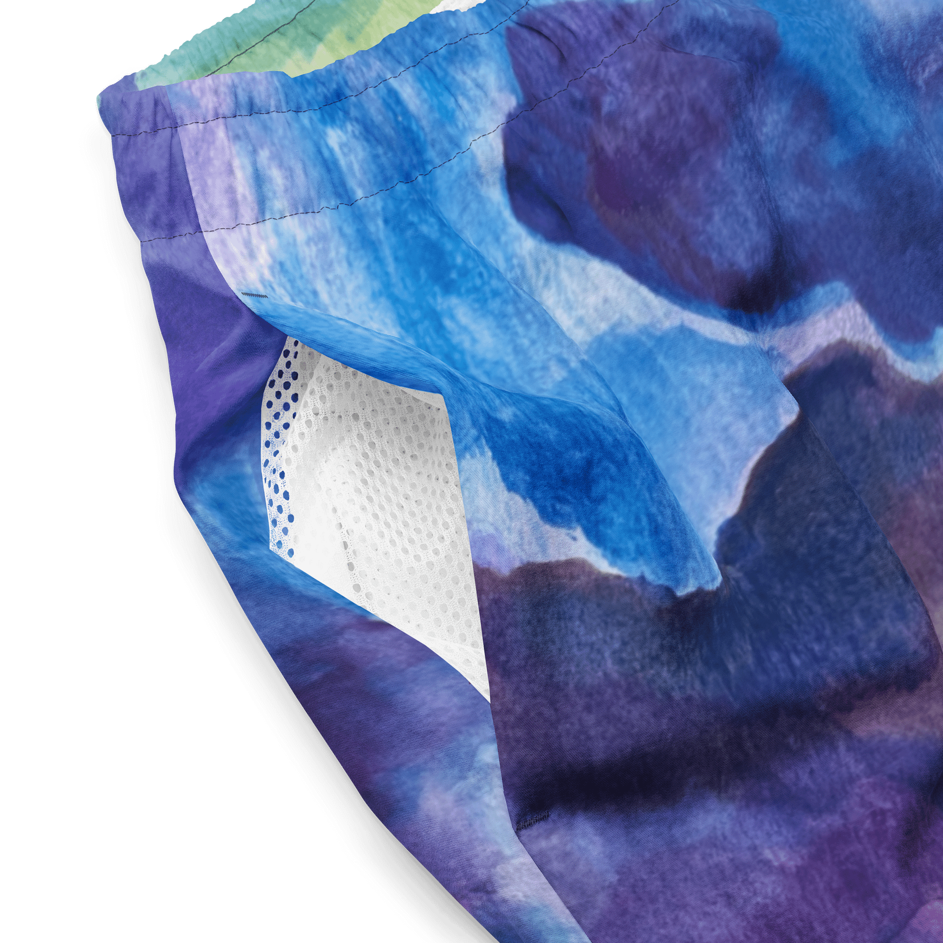 Bluesy Watercolor Men Trunks product image (4)