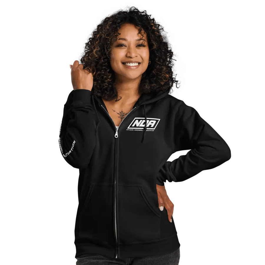 National Dodgeball Association Zip-Up Hoodie (Light) product image (5)