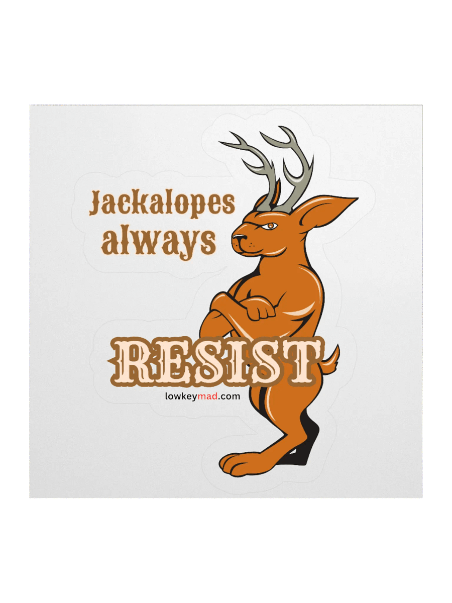 Jackalopes Resist Sticker product image (2)