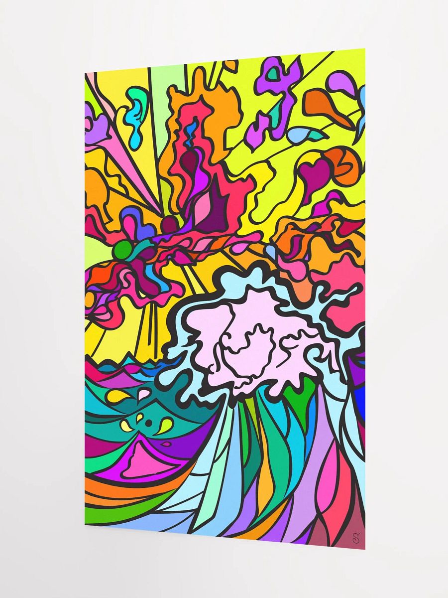 Vibrant Matte Poster Print: Elevate Your Space! – Wave at Sunset product image (3)