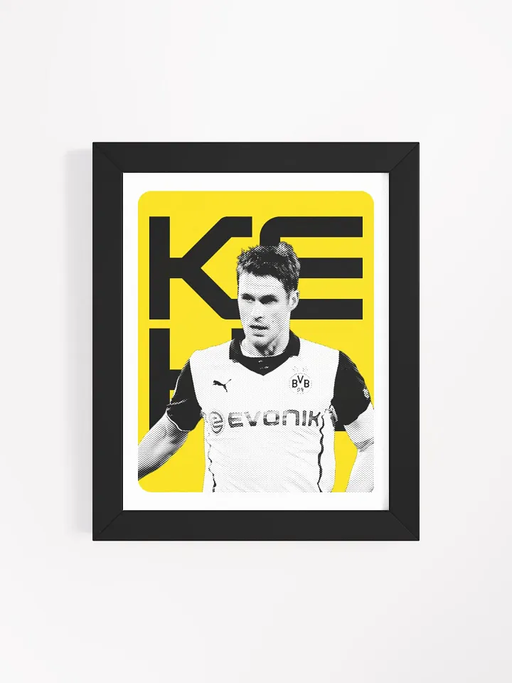 Sebastian Kehl BW Borussia Dortmund Name Art Framed Print product image (1)