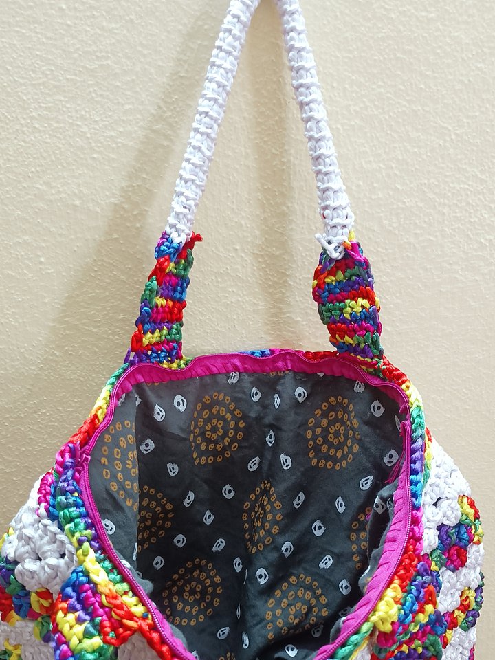Malai macrame shopping and luggage bag product image (2)