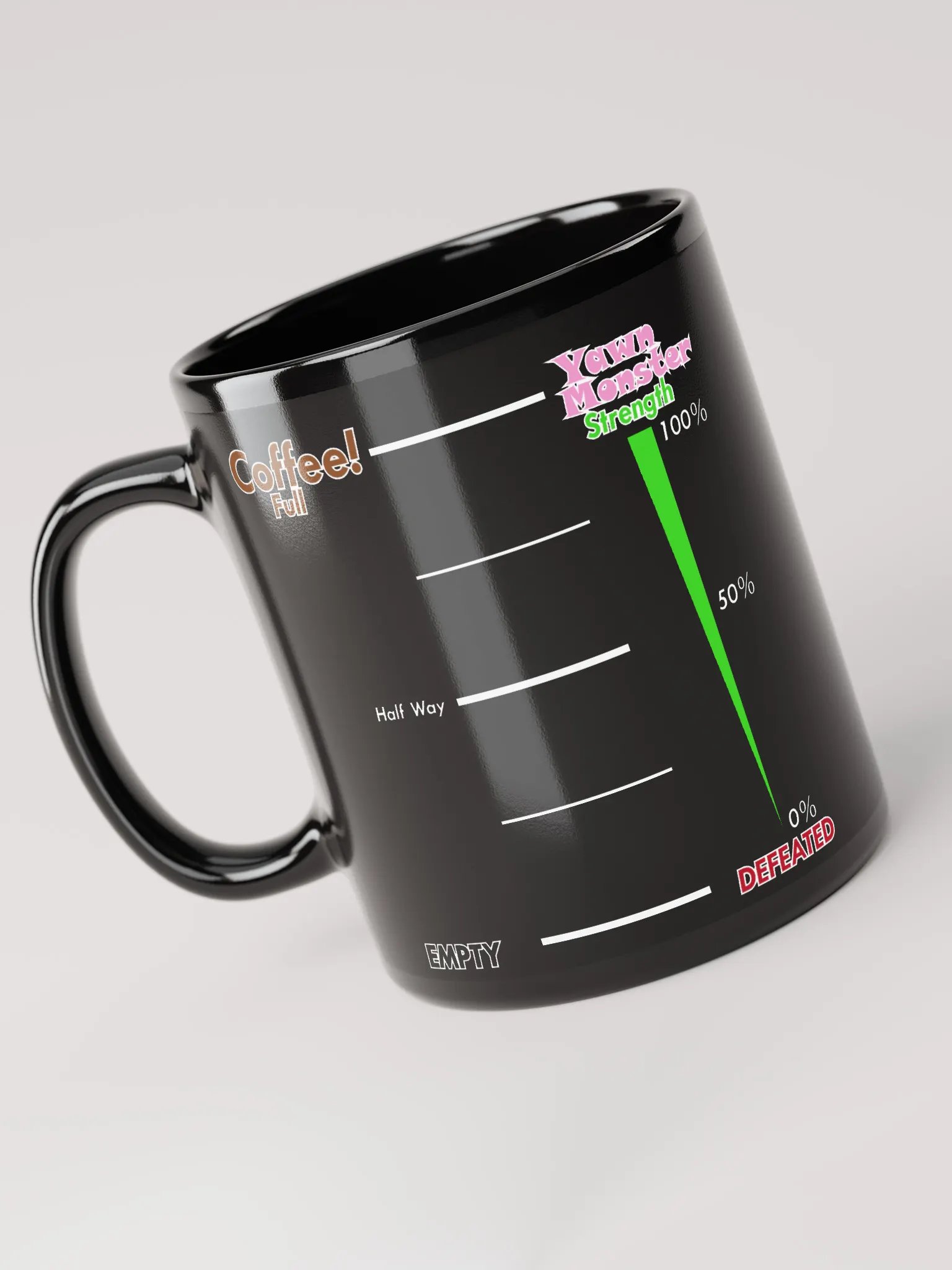 Pink Yawn Monster Coffee Cup product image (5)