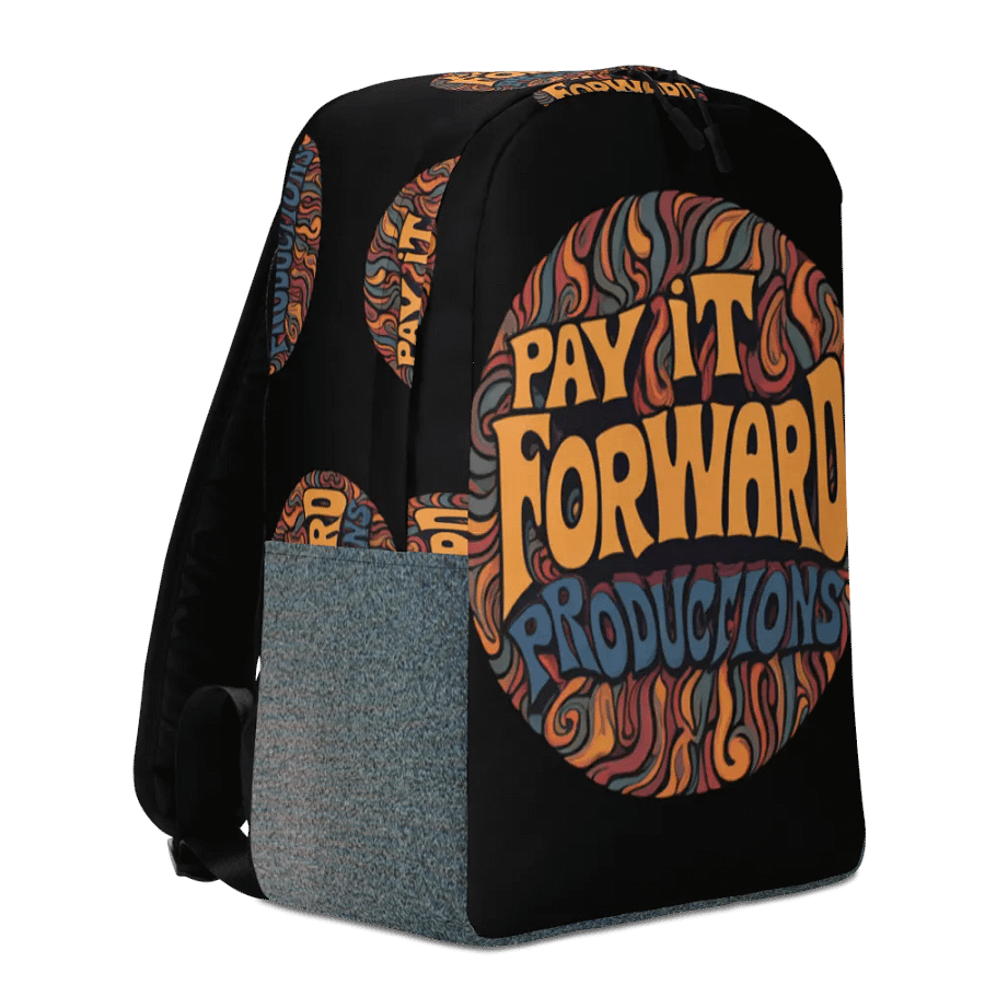 Psychedelic Swirl All-Over Backpack Midnight product image (8)