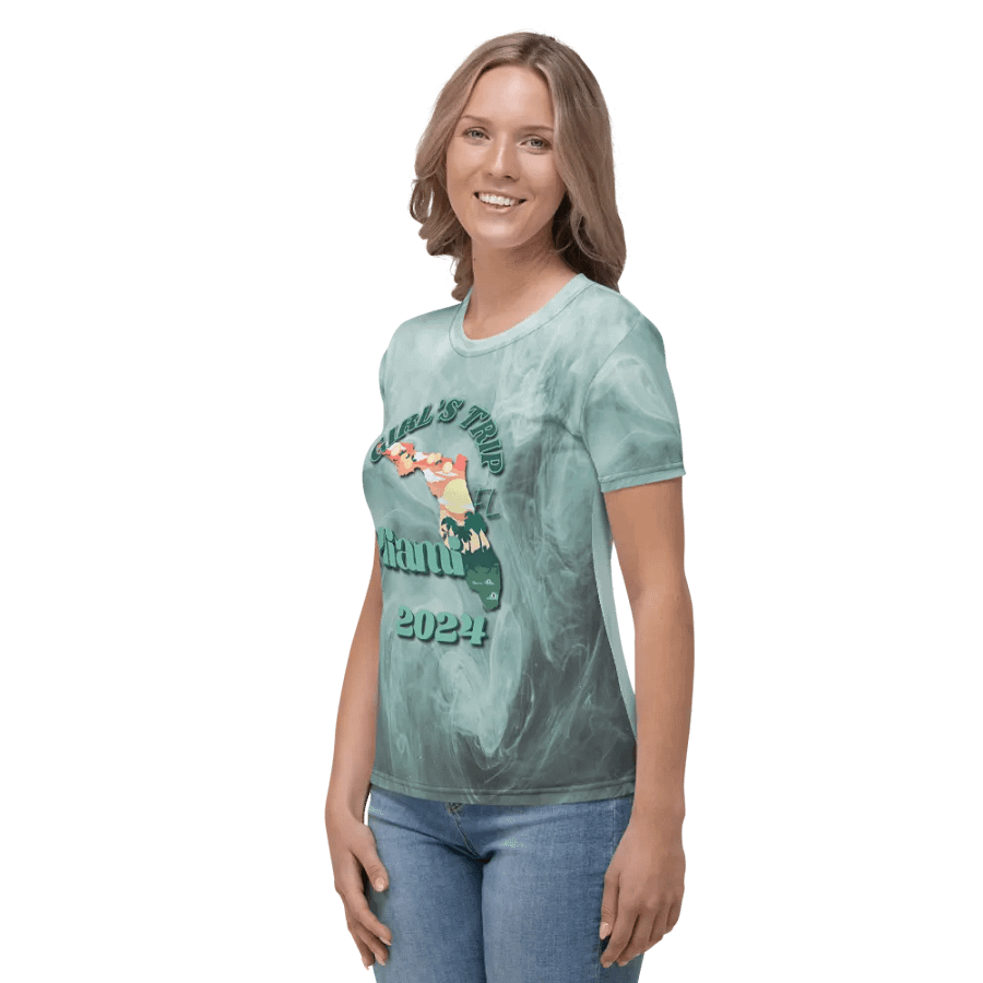 Girls Trip Miami, Fl 2024 All Over Print T-shirt product image (3)