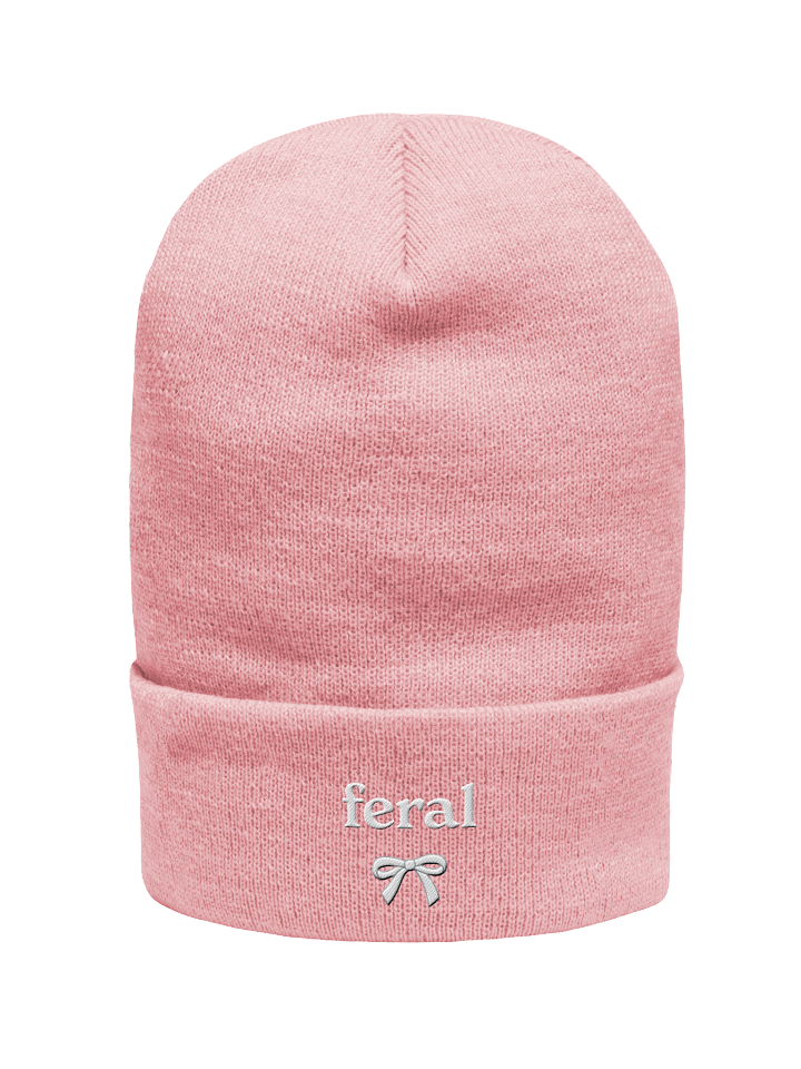 feral embroidered beanie product image (2)