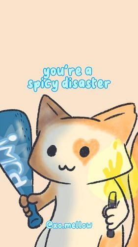 Raise your hand if you are not a hot mess 🙋🏻‍♀️

🔈: @dadtothefuturepod 

#xomellow #jackiescomfortcats #kawaiicat #catillustr...