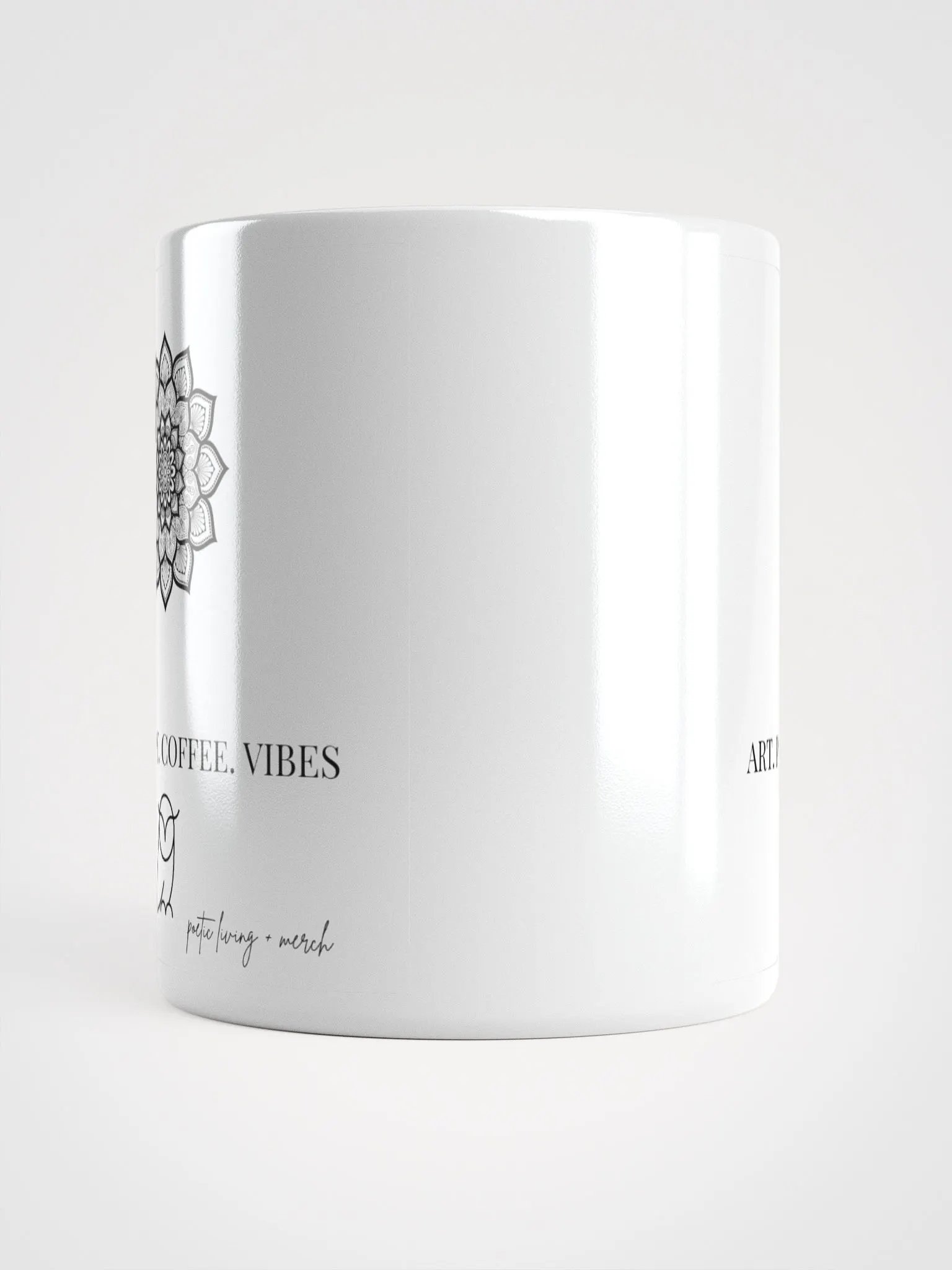 art poetry coffee vibes - minimalist mug product image (5)