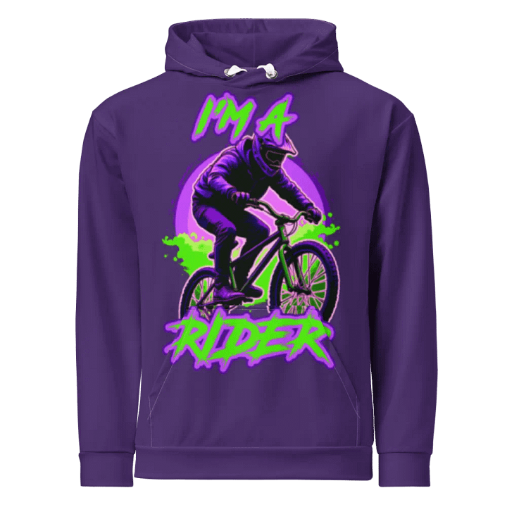 Novelty AOP I'm A Rider Hoodie product image (1)