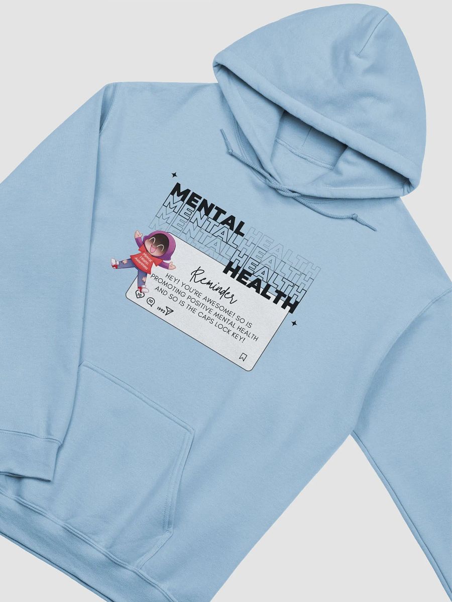 Mental Health Awareness Cotton Hoodie - Light product image (3)