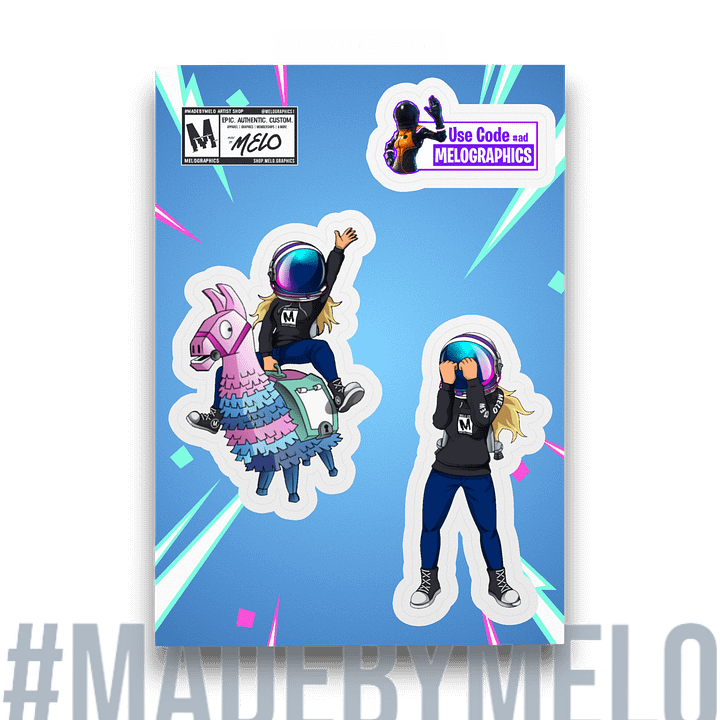 MELO Royale - Stickers (3pcs) | #MadeByMELO product image (2)