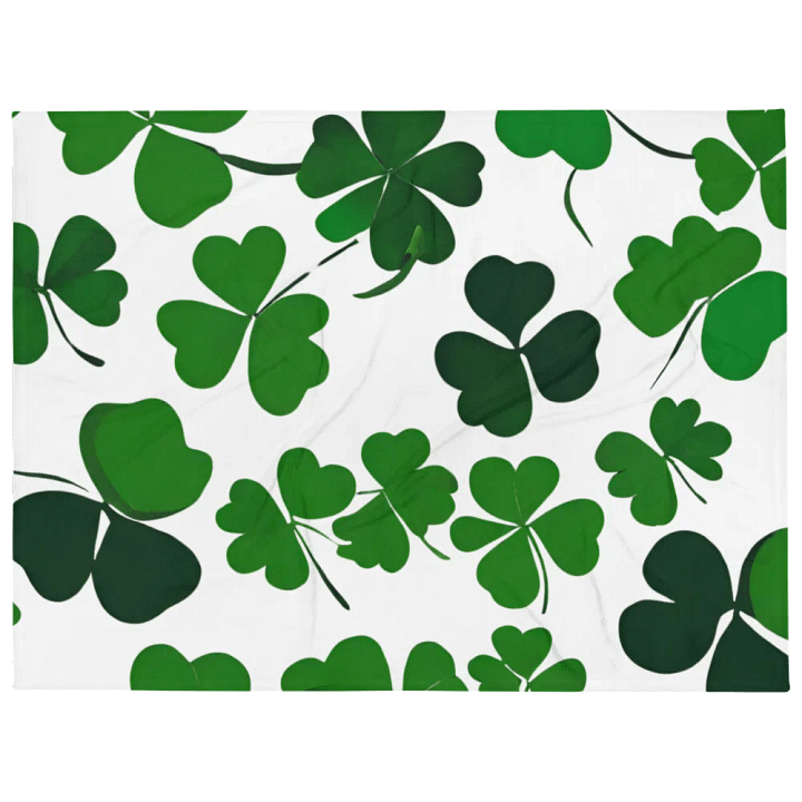 Clover Leaf Artistic Design Blanket product image (1)