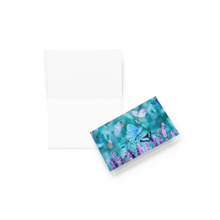 Fluttering butterfly Greeting Card perfect for any occasion birthday get well product image (5)